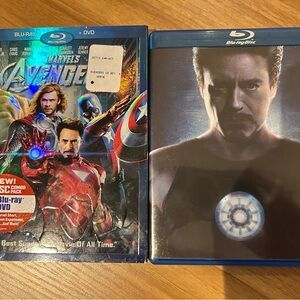 Marvel's Avengers and Ironman Blu-ray + DVD